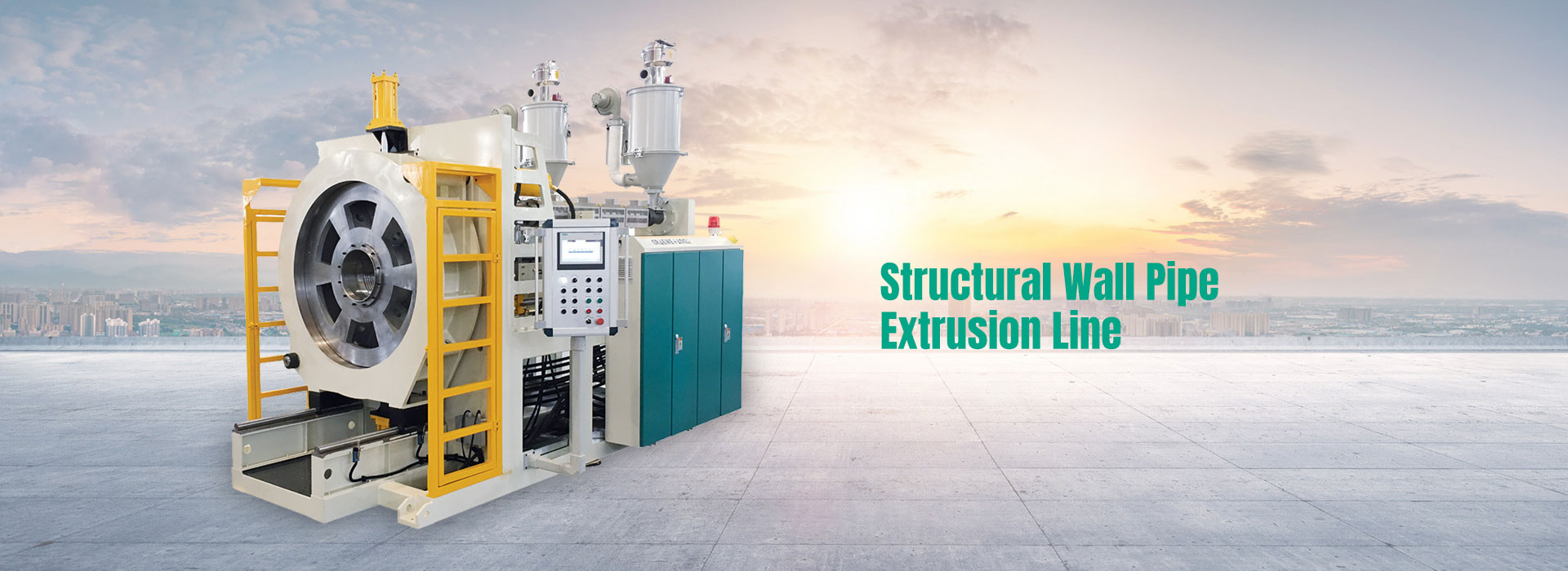Extrusionslinie für strukturierte Wandrohre