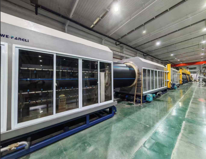 Wichtige Punkte für die Inbetriebnahmeausrüstung und Produktionstechnologie von PE-Rohren mit großen Durchmessern über 2000 mm